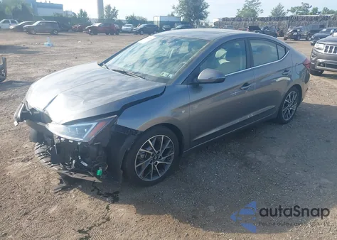 2019 Hyundai Elantra Limited из США, поврежденный, VIN 5NPD84LF1KH416467